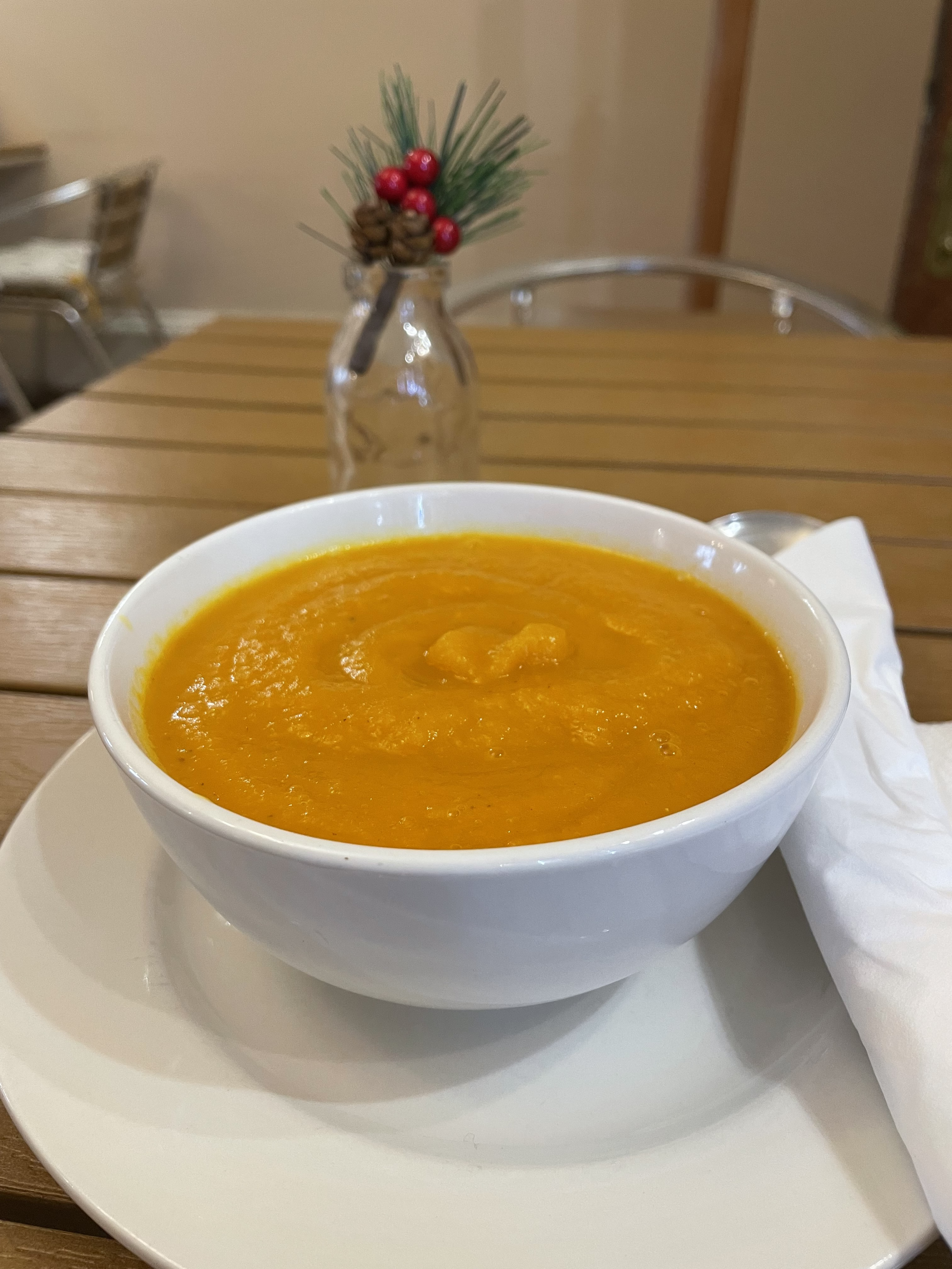 A bowl of soup